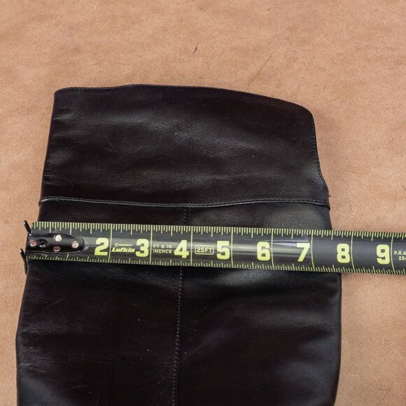 Tory Burch Women Bowie Black Leather Zip Fashion OTK Boots sz 10 - Picture 7 of 10